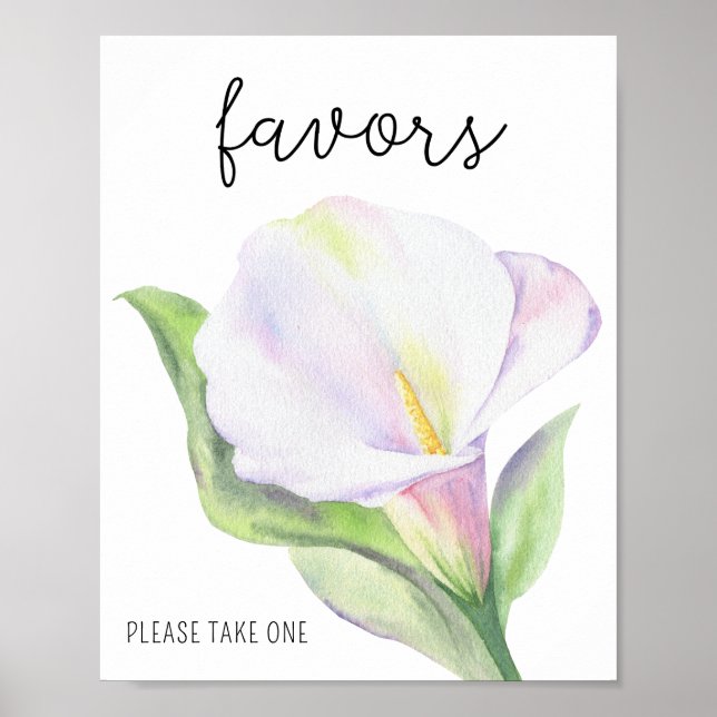 Calla - Favors, please take one poster (Front)