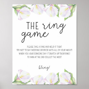 Calla flowers - Put a ring on it game poster