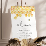 CALLA Honey Bee Bridal Shower Welcome Foam Board<br><div class="desc">Customize your design in Templett. After you are done editing,  download your file in a JPG format (don't forget to turn on the bleed option). Upload your design here by clicking on the blue "Personalize" button.</div>