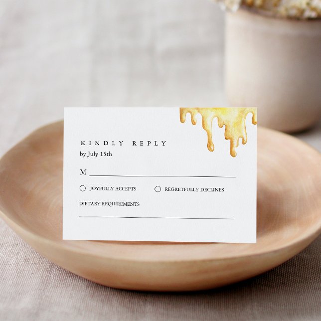 CALLA Honey Bee RSVP Card (Creator Uploaded)