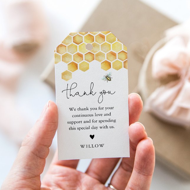 CALLA Honeycomb Bee Favor Tag (Creator Uploaded)