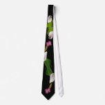 Calla Lilies And Leaves Tie at Zazzle