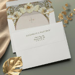 Calla Lilies Art Nouveau Vintage Cream Envelope<br><div class="desc">Wrap your wedding invitation in an envelope as elegant as its message. Our Calla Lily Art Nouveau Wedding Envelopes are a perfect harmony of tradition and aesthetics, inspired by the unrivaled work of Alphonse Mucha. Mucha, a legendary Czech artist, became synonymous with the Art Nouveau movement in the early 20th...</div>