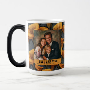 Calla Lilies Botanical Grandpa Grandad Tribute Color Morph Mug