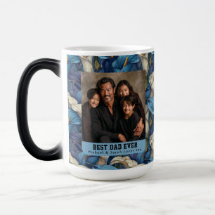 Calla Lilies Bouquet New Dad Papa Keepsake Color Morph Mug