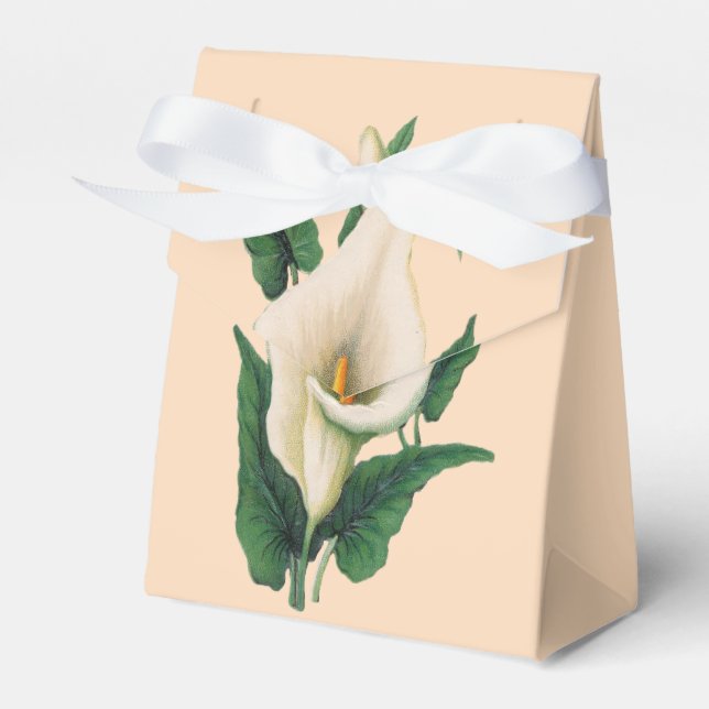 Calla Lilies Favor Boxes (Front Side)