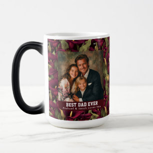 Calla Lilies Floral Step Dad Daddy Keepsake Color Morph Mug
