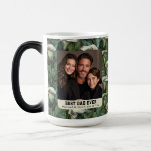 Calla Lilies Flower Proud Dad Pop Tribute Color Morph Mug