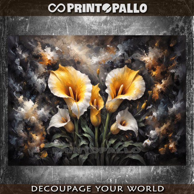 Calla lilies flowers composition #1 tissue paper (Creator Uploaded)