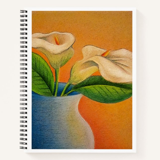 Calla Lilies notebook (Front)