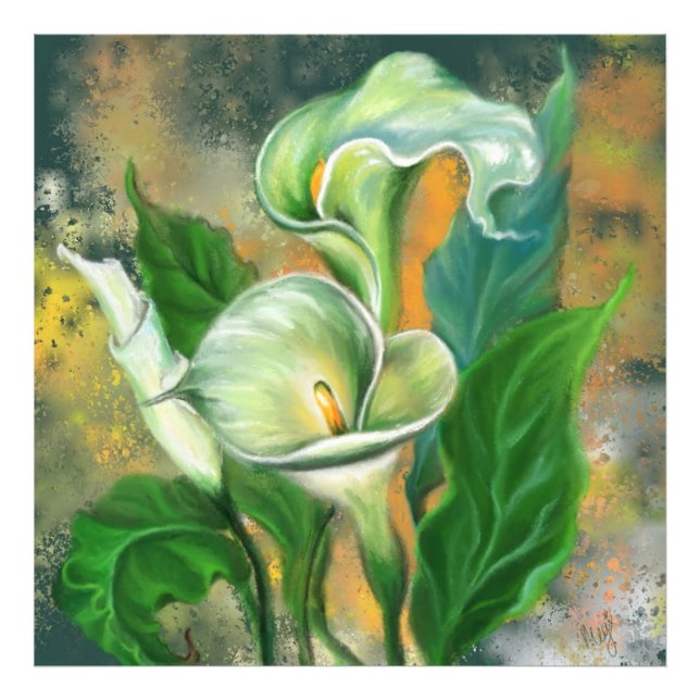 Calla Lilies Posters (Front)