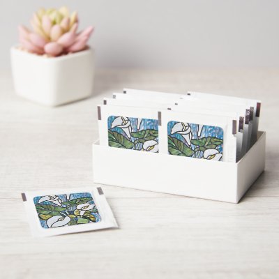 Calla Lilies Stain Glass Look Hand Sanitizer Packet