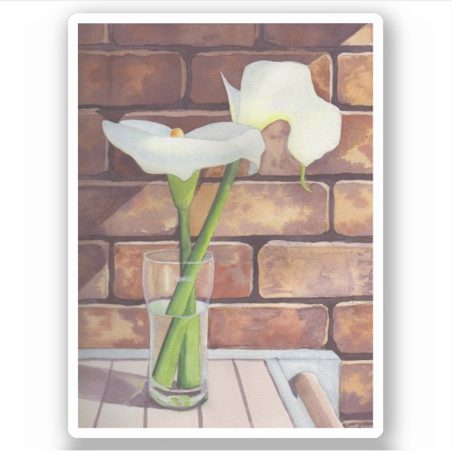 Calla Lilies Sticker (Front)