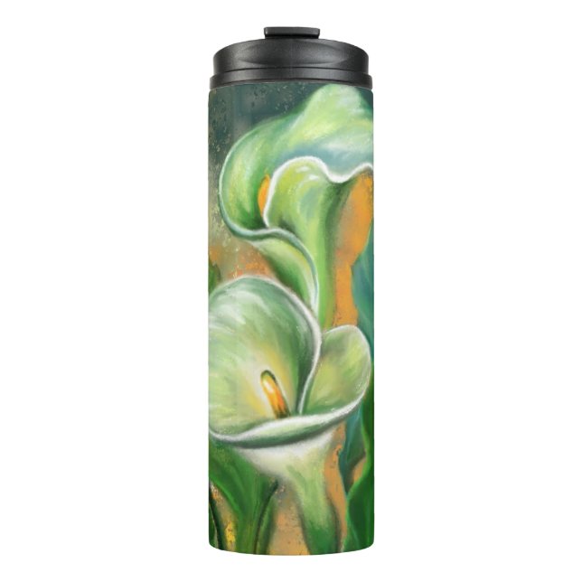 Calla Lilies Thermal Tumbler (Front)