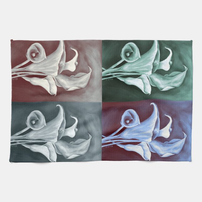 Calla Lillies Kitchen Towel (Horizontal)