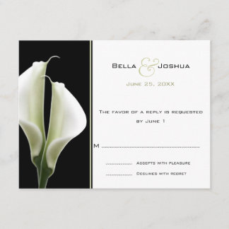 Calla Lillies RSVP
