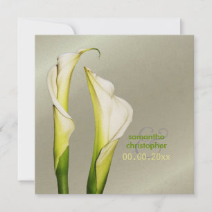 Calla lillies/wedding Invitations