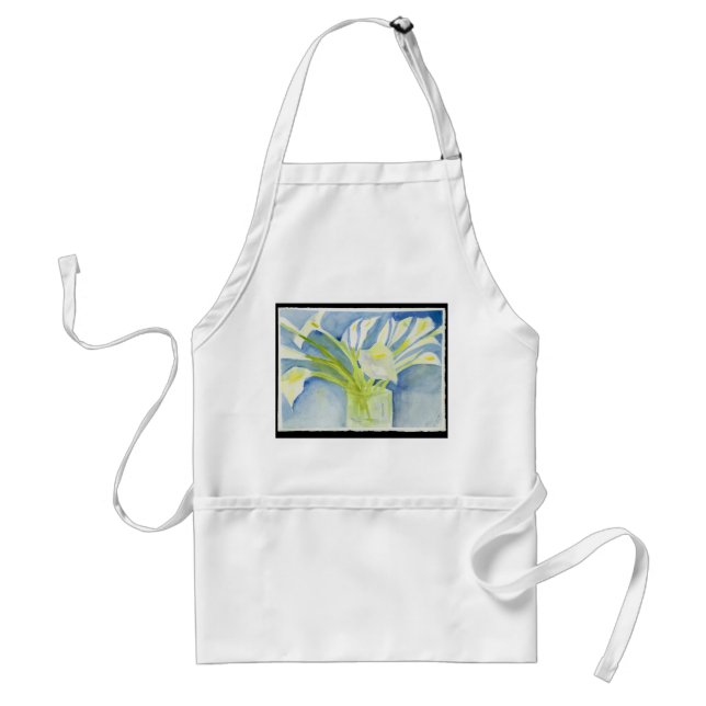 Calla Lilly Boquet Apron (Front)