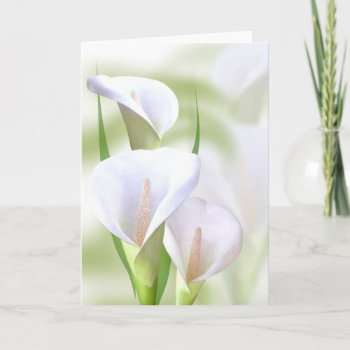 Calla Lilly Card