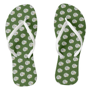 Calla Lilly Flip Flops
