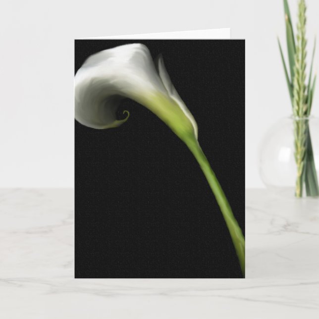 Calla Lilly Greeting Cards (Front)