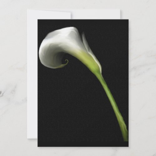 Calla Lilly Invitations add  your own text