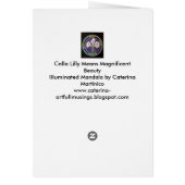 CALLA LILLY - MAGNIFICENT BEAUTY (Back)