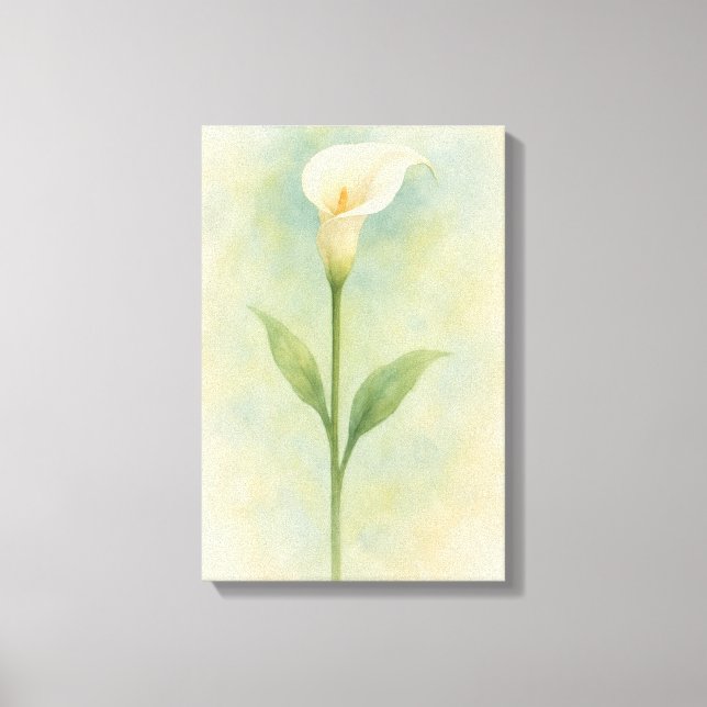 Calla Lily Canvas Print (Front)