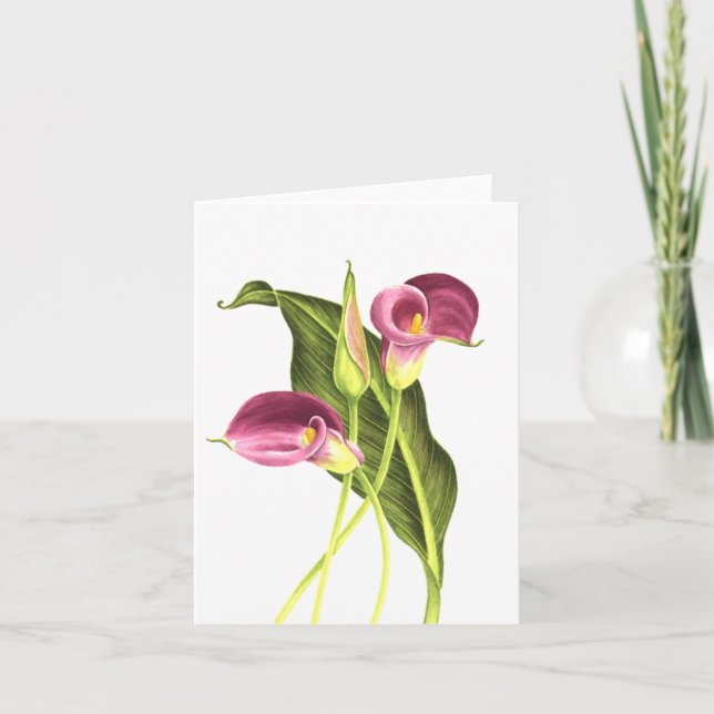Calla Lily Card (Front)