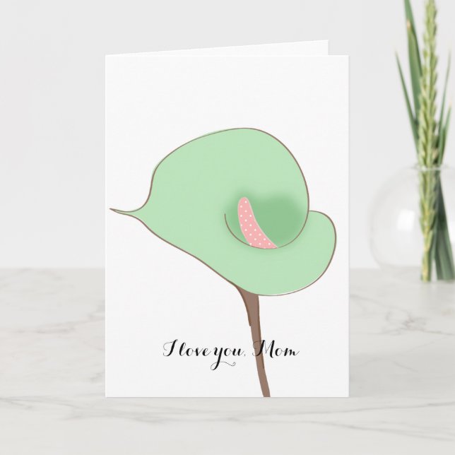 Calla Lily Card (Front)