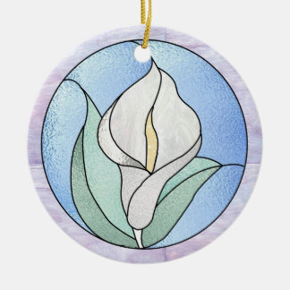 Calla Lily Ceramic Ornament