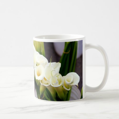 calla lily coffee mug