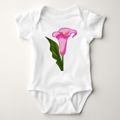 Calla Lily Flower Baby Bodysuit