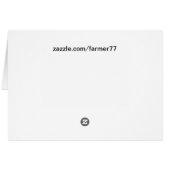 Calla Lily Flowers Card (Back Horizontal)