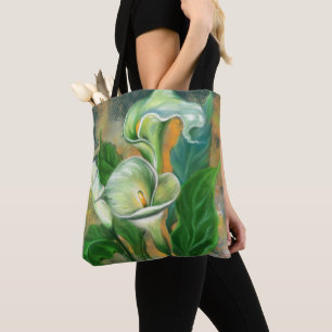 Calla Lily Flowers Tote Bag - Painting