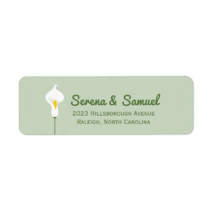 Calla Lily Label