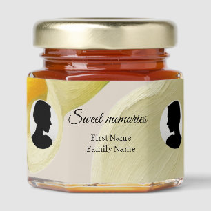Calla lily memorial honey jar favor favors