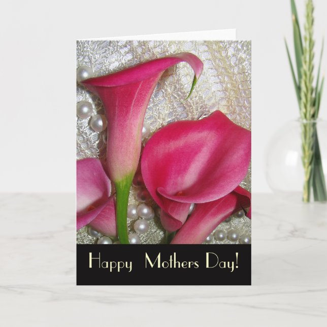 Calla Lily Mothers Day Card (Front)