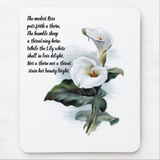 Calla Lily Mouse Pad