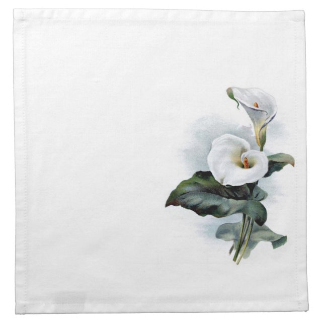Calla Lily Napkin (Front)