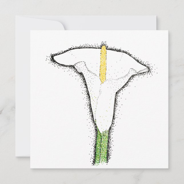 Calla Lily Note Card (Front)
