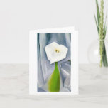 Calla Lily on Grey by Georgia O&#39;Keeffe,  Card