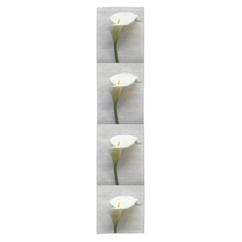 Calla lily on handwriting Table Runner