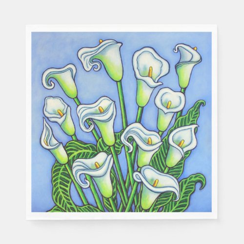 Calla Lily Paper Napkins