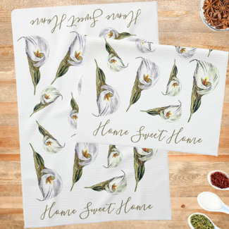 Calla Lily Pattern Home Sweet Home Custom