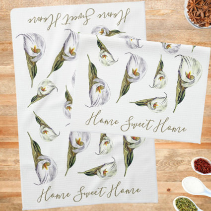 Calla Lily Pattern Home Sweet Home Custom