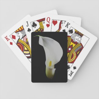 Calla Lily Portrait Playing Cards