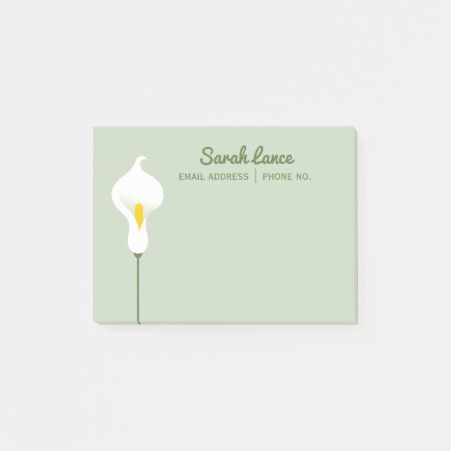 Calla Lily Post-it Notes (Front)