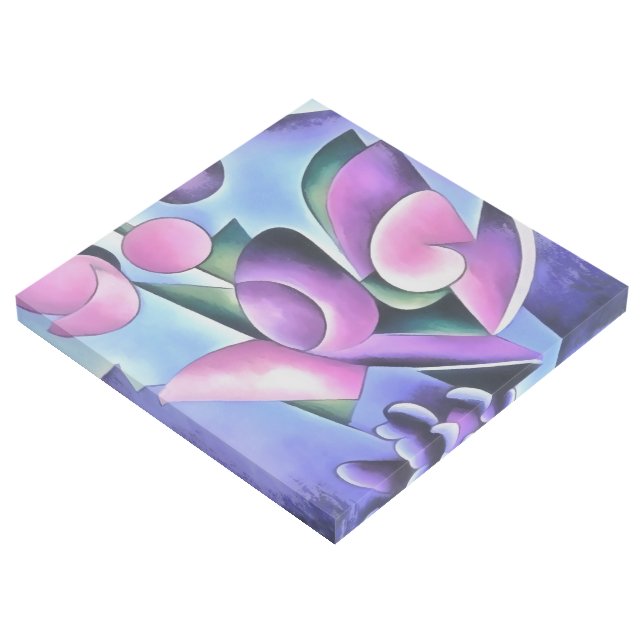 Calla Lily Purple Sensation Abstract Art (3/4)