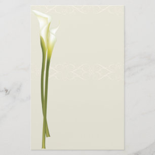 Calla Lily stationery